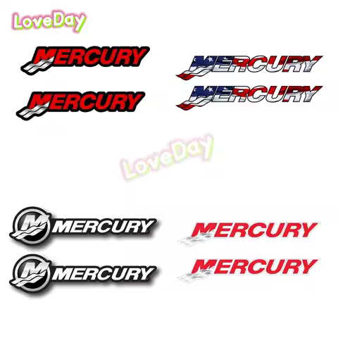 Mercury Logo Fishing Stickers Decals Boats 700-108 PRO XS Carpet Graphic Decal USA Vinyl Fishing Acc