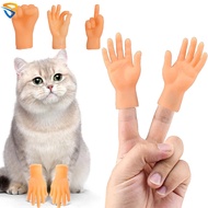 Funny Simulation Finger Puppet Mini Hands Model Toys Party Supplies Cosplay Prank Props / Pet Fingers Mold Hand Palm Tiny Toy