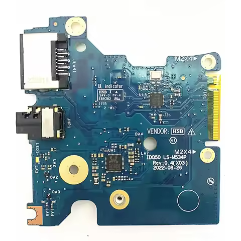 RJ45 LAN Ethernet Audio Jack IO Board GDXH0 LS-M534P for Dell G15 5530 5535 G16 7630