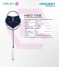 FELET NEO 722【4U-82gram】【Badminton Racket】【Racket Moderate】100% Original by FELET