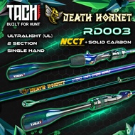 Joran UL Casting TACHI Death Hornet Kolam Singlehand Solid Carbon 1.5-1.98m Ultralight Rod Freshwate