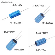 (duyongrain) 10PCS Audio Capacitor MKP Frequency Divider Crossover Non-Polarity Capacitor 100V 10uF 