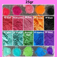 LILIN 25g Metallic Powder Mica Powder/ Mica Pearl Powder/ Metallic Powder/ Soap Coloring/ Candle/ Re