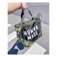 Human made nigo army military totebag pattern printing design 2way tote bag slung fashion bag