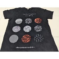 B00041 Chest 40 Length 27" Twentyone pilots Second-Hand T-Shirt Vintage Brand Cartoon Band Fun Patte