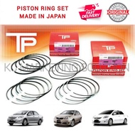 TP Piston Ring Set (Size 35975-STD/35974-STD) Toyota Vios NCP42 NCP93 1NZ-FE 2NZ-FE