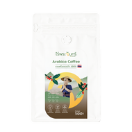 เมล็ดกาแฟคั่วอาราบิก้า วอช(Wash process ) และ ฮั่นนี่(Honey process) สด แท้ แบรนด์ไร่พระจันทร์ มีอย.