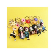 New Product: Demon Slayer Keychain Ring Chain Pendant Figurine Ornament Demon Slayer Doll Display