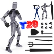 Titan 13 Action Figure, T13 Action Figure 20cm/8.1 inch Assembly Completed T20 Dummy 13 3D Printed N