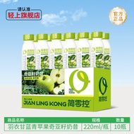 Kale Apple Chia Seed Avocado Yogurt Shake Beverage