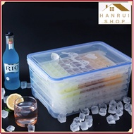 Lattice 420-piece PP Japan ice box and tray set (including container)