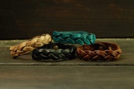 【METALIZE】Leather Plait Bracelet 基本款編織皮手環