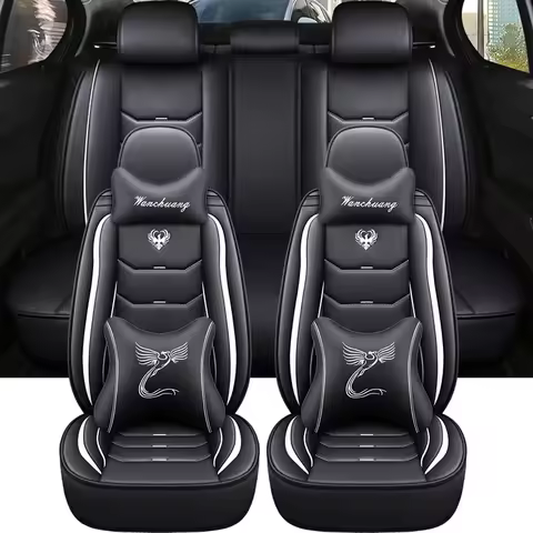 Universal Leather Car Seat Cover For Mercedes w164 Audi a6 c5 Mazda cx3 Jetta a4 Prius 30 Mitsubishi