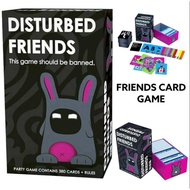 Board Game Card Game DISTURBED FRIENDS Full English Confused FRIENDS Party Board Game Card Casual Game