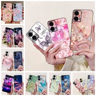 For Motorola Moto G85 5G Case Fashion Butterfly Soft Black Silicone Shockproof Cover For Motorola Mo