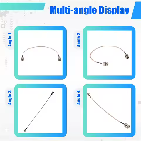 4Pcs 3G HD SDI Cable BNC Cable 30Cm 75 Ohm For Cameras BMCC Video Equipment Supports HD-SDI 3G-SDI 4