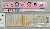 日本做,正版,全新 #小丸子筷子 #櫻桃小丸子 #筷子 #餐具 #耐熱 #tableware set, made in JAPAN,