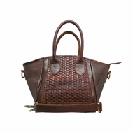 Bernie Leather Women's Leather Bag Raras Brown