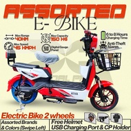 Assorted 2 wheels E-Scooter Ebike Electric Bike 500 watts motor Outdoor e-bike with Digital Gauge Pa