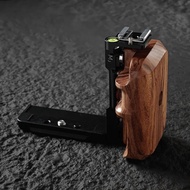 Camera L Bracket for Hasselblad 907X 100C 50C Purple Ebony Wooden Handle Grip Camera Cage Left /Righ