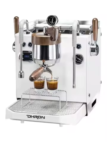 DR7109 Stepless Variable Pressure Lever Espresso Machine - Semi-Automatic Coffee Maker for Home Kitc