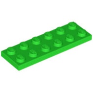 Lego 3795 part Plate 2 x 6 bright green