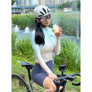 2025Nryed Cycling Jersey Women's Long-Sleeved Jacket Bicycle Road Bike Sunscreen Quick-Drying Breath
