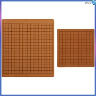2Pcs Portable Go Board Leather Go Board Children Go Chess Board Folding Chessboard  zhihuicx