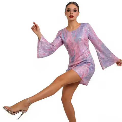 70s Women Disco Dress Hippie Costumes 60's Birthday Outfits1970s Prom Bling Dress