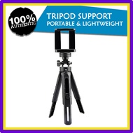 PORTABLE MINI TRIPOD PHONE HOLDER SUPPORT COMPATIBLE MOBILE PHONE CAMERA MOUNT ADJUSTABLE ANGLE TRIP