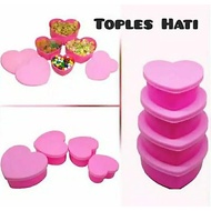 Love jar contains 4 LOVE LUNCH BOXES CONTAINS 4 LUNCH BOXES food storage container