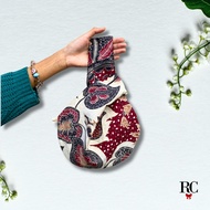 Mini Japanese Batik Knot Bag