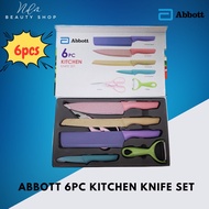 Abbott Kitchen Knife Set 6pc Stainless Steel
