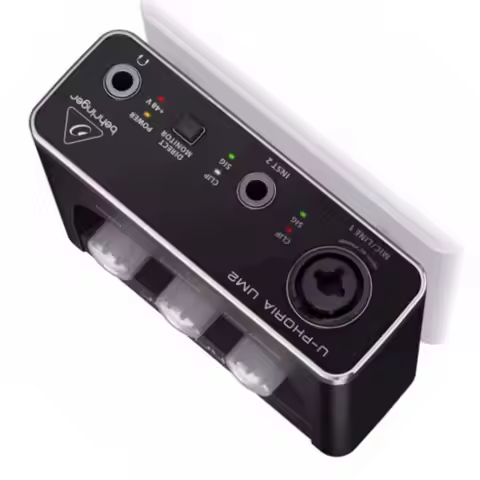 Guitar Recording External USB Sound Card Special Audio Interface BEHRINGER U-PHORIA UM2 For Internet
