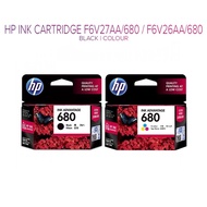 HP 680 Black Or Tri Color Original Ink Advantage (F6V27AA/F6V26AA)