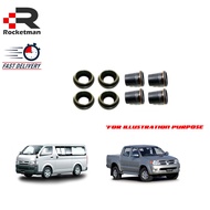 TOYOTA PLUG SEAL NOZZLE SEAL (4PCS) HILUX KUN25 VIGO KDN165 SR TURBO HIACE KDH200 INJECTOR SEAL GENU