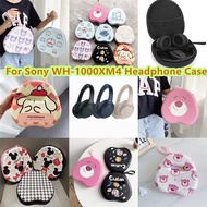 【Discount】 For Sony WH-1000XM4 Headphone Case Zipper Cartoons  for Sony WH-1000XM4 Headset Earpads Storage Bag Casing Box