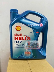 Shell HELIX HX7 10w40 Semi Synthetic Engine Oil 4L (Original)