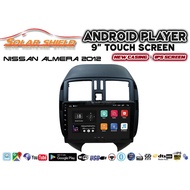 Nissan Almera 2012-2015 9'' Android Player GPS Waze + Casing (Set) With Socket