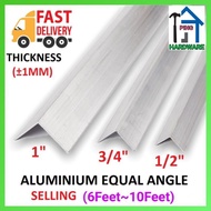 Aluminium Angle Bar (6Feet~10Feet)