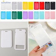 SSUNSHINE Business Card Holder, Plastic Credit Card Holders, Cute ID Card Sleeve Student