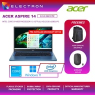 Acer Aspire 3 A314-36M-37KC 14'' FHD Laptop Steam Blue ( I3-N305, 8GB, 512GB SSD, Intel, W11, HS )