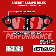 2.5INCH BILED PROJECTOR HEADLIGHT MOUNTING BRACKET PLUS D2 SMALL LED PNP PCX150 PCX160