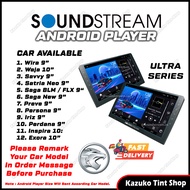 ( 2+32GB / 4+64GB / 8+128GB ) SOUNDSTREAM ANZUO ULTRA DSP 32 Band 4G SIM Android Car Player AA CP Su
