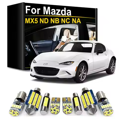 Interior LED Light Kit Canbus For Mazda MX5 MX 5 ND NB NC NA Miata MK 1 2 3 1990 2016 2017 2018 2019