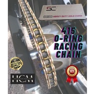 415 ORING RACING GOLD CHAIN SC64 (132L) RANTAI 415 O RING Y15 Y16 LC135 RS150 RSX