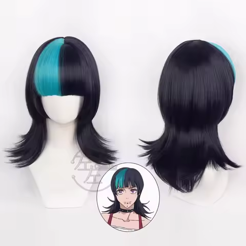 JJK Kirara Hoshi Cosplay Wigs 45cm Hoshi Kirara Cosplay Wig Halloween Heat Resistant Synthetic Hair 