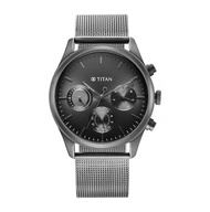 Titan Noir Anthracite Dial Metal Strap Analog Watch for Men