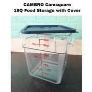 Camsquare Authentic Cambro Brand 15L/18Qt With COVER