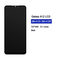∏6.5"Original LCD For Samsung Galaxy A12 A125 SM-A125F A125F/DS Display LCD with frame Touch Screen